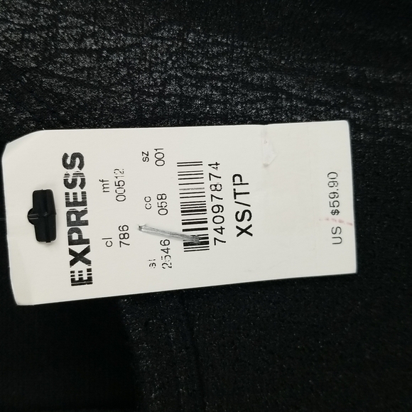 Express Faux Leather-Look Metallic & Flare Dress - Picture 5 of 11